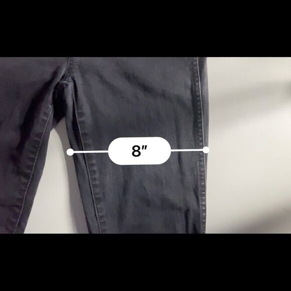 MADEWELL, 10”High-Rise Skinny Jeans, 24T, dark - Picture 8 of 12